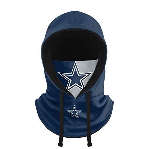 NFL Team Logo Team Color Drawstring Winter Cap Hooded Gaiter Balaclava Face Cover