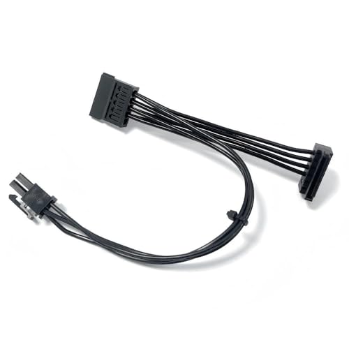 Cable de energía JINTAI 2x2 a 2 SATA 15P 200+80mm miniatura 6