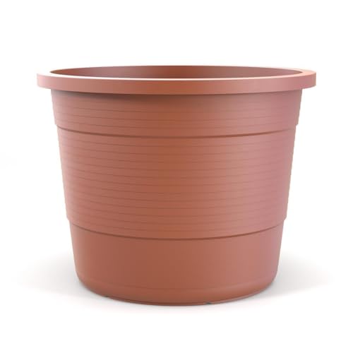 Plastard Blumentopf Terra Ø 46 cm Terrakotta, wetterfester Pflanzkübel...