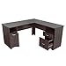 Inval L-Shaped Work Center, Espresso