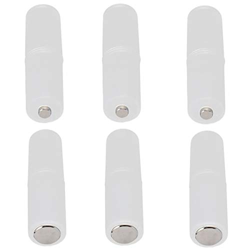 HOMEFUNTIME Battery Adapter Converter for AAA to AA Battery Transparent Cases Holder Shell with...