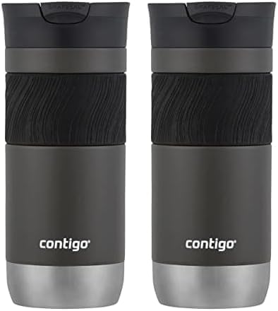 Contigo Byron Pro Snapseal Termos Bardak 470 mL Antrasit 2li paket