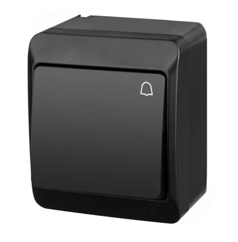 Asvendo Hermes Electro Serie Moderna Sobresaliente/Interruptor/Doble Interruptor/Enchufe múltiple/Protección