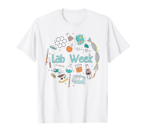 Settimana di laboratorio 2024 Settimana del laboratorio tecnico del laboratorio medico retrò Maglietta