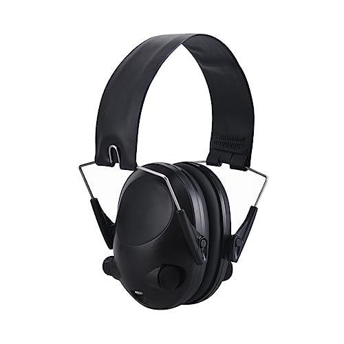BRIGHTFUFU Ear Protection for Shooting and Noise Uction Adjustable Ear Muffs Electronic Protection Noise Reduction for Homes