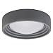Produktbild LEDVANCE ORBIS Concrete, graue Beton-Deckenleuchte mit LED, 13W, 800lm, 3000K freundliches Warmweiß, durch Klicken in 3-Stufen dimmbar, 300mm Durchmesser, IP20 Schutz, für Badezimmer geeignet