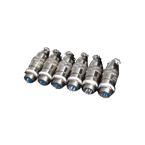 Conector eléctrico aviación XS12-2 set 12mm reverso