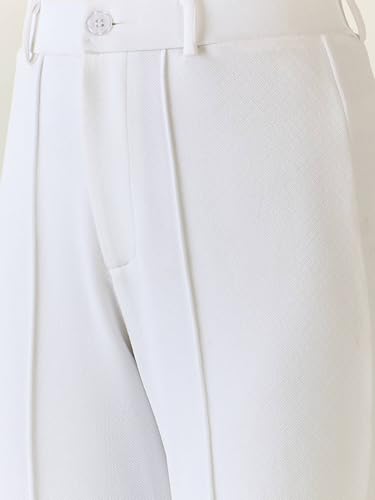 Image of KOTTY Women's Formal Wear Pant Combo Pack of 2 High Waist Straight Fit Office Wears Trousers For Women