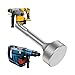 Heavy Duty Forged Steel Drill Bit 85mm Ground Rod Driver Alloy Steel Universal Electric Rotary Hammer Head Heavy Duty Wear Resistant Ground Rod Bits Power Tools(Mixed-2PCS)