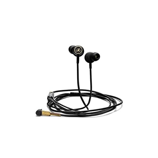 Marshall Mode EQ in-Ear Headphones, Black/Brass (4090940)