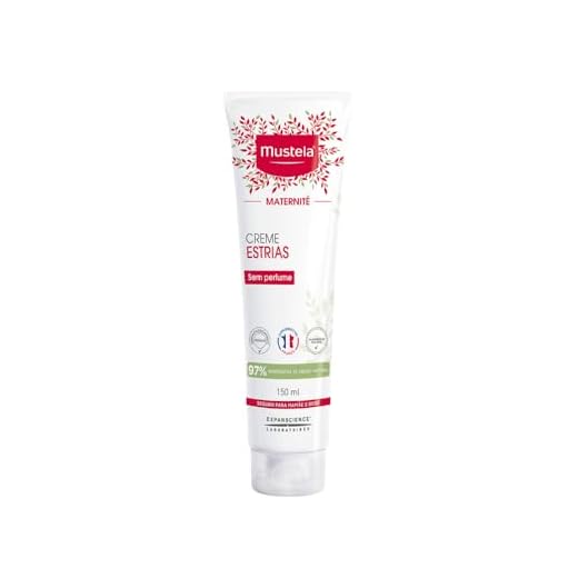 Mustela Maternité Creme Estrias Sem Fragrância 150Ml - Previne Estrias Com Ação 3 Em 1: Hidrata Reforça A Elasticidade E Acalma A Sensação De Coceira - Com 97% De Ingredientes De Origem Natural