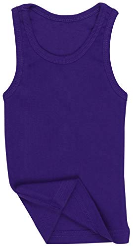 Image of ToBeInStyle Kids Boys Girls Soft Lightweight Jersey Scoop Neck Tank Top