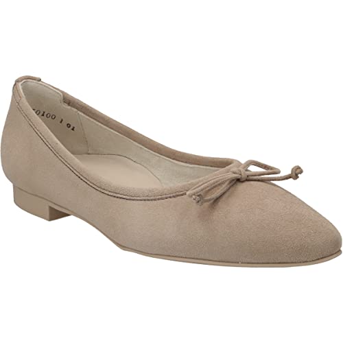 Paul Green Ballerina 2950-093, Rauleder, Beige, Damen EU 6/39