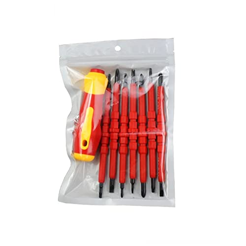 DIY Tool Kit 8PCS Screwdriver Bits Sets for Household Electrical Repairing Maintenance Hand Tools Tool Sets (Bagged)
