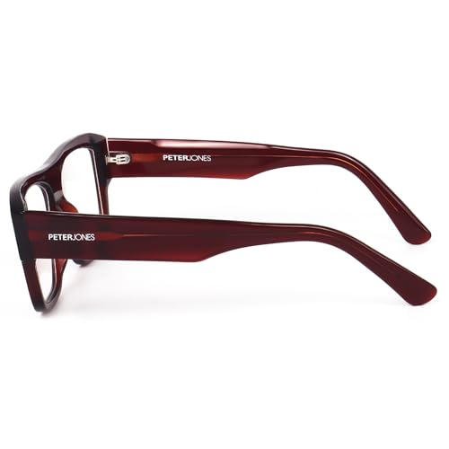 Image of Peter Jones Luxe I Pure Acetate I Oversized Large Size I Square Broad Frame I Spectacle Frame (U004)