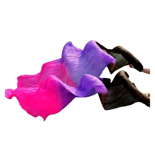 Éventail de Danse du Ventre en Bambou et Soie Bleue 2XL pour Pratique
