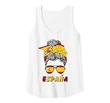 Mujer España, España Chica, España Bandera, Camiseta sin Mangas