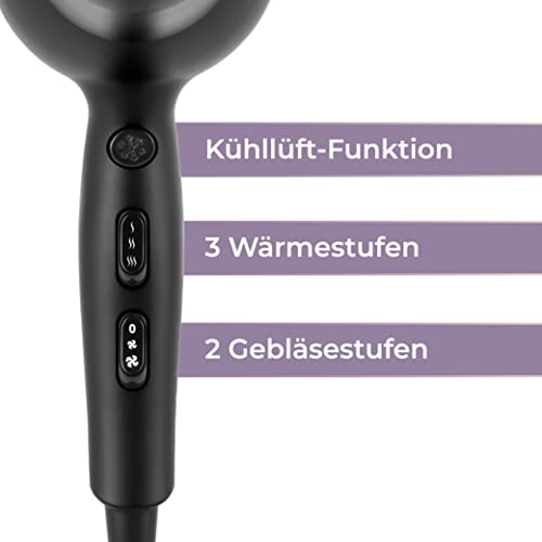 Profi Haartrockner KLAMER 2200W mit Ionen-Technologie