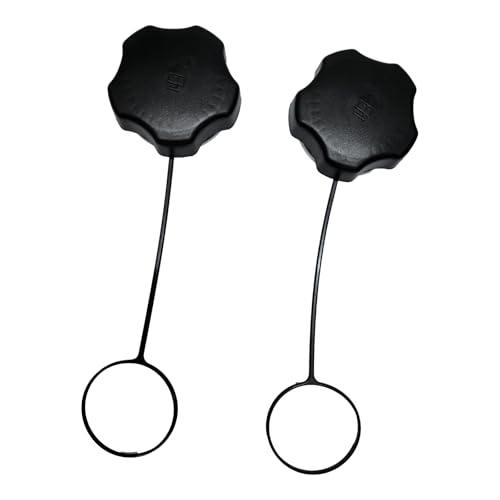 Zrbectay 2PCS Fuel Gas Cap AUC18428 GX23465 Compatible with JD D100 D105 D110 D120 D130 D140 D110 D160 Z235 Lawn Mower EZTrak UTV
