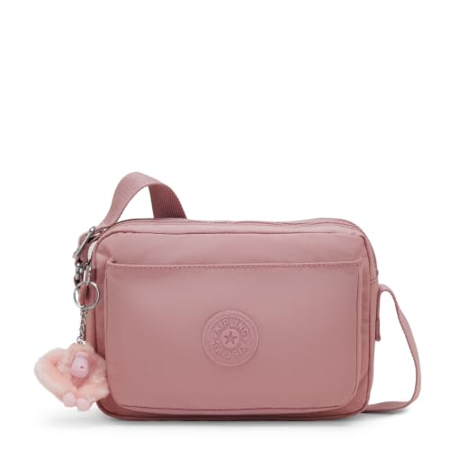 Image of Kipling Women's Abanu Medium Crossbody Bag, Lightweight, Adjustable Nylon Waist Pack with Multi-Compartment Zip Pockets