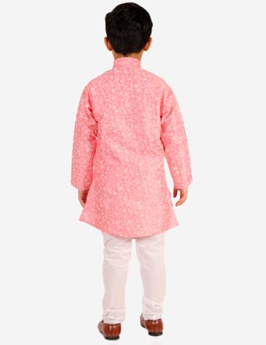 Image of Boy's Kids Kurta Pajama Set | Solid | Cotton| Traditional Ethnic Wear | 1 To 16 Years | P-171