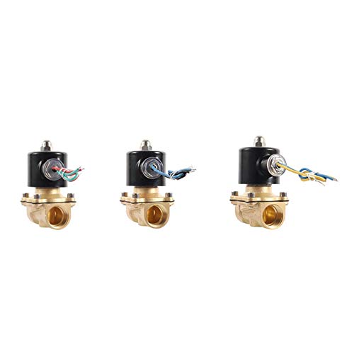 Válvula solenoide de latón 3/4" de alta durabilidad para control de gas y agua 6