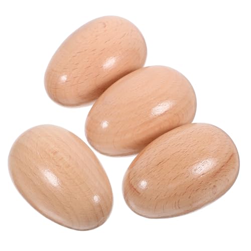 VICASKY Rhythm Maracas Boys and Girls Wooden Egg Preschool Instruments Educational Music Toys Boys and Girls Instrument for Birthday