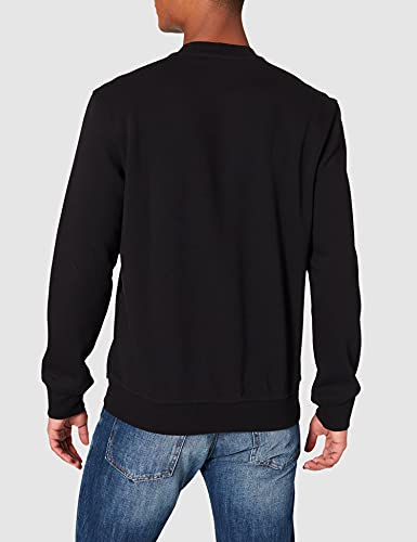 Sisley Felpa L/S 322wo12rx Maglia di Tuta, Black