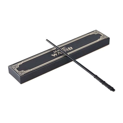 MUMAREN スネイプ 杖 魔法の杖 魔法学校風 小道具 コスプレ 樹脂 小物 忠実に再現 長さ40cm 高度に復元された スネイプ 魔杖 パーティー、誕生日プレゼント 魔法の小道具 呪文 マジック、チケット、 地図 、ネックレス、 収納箱付き