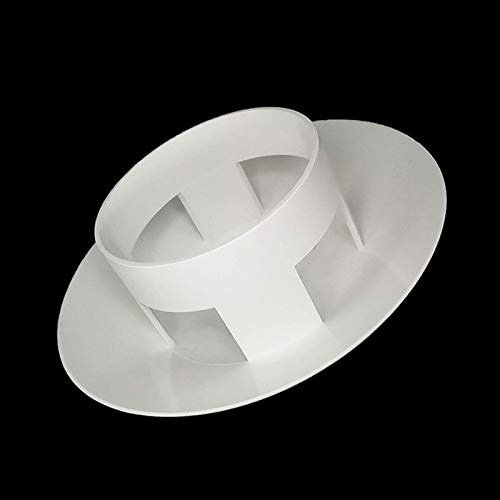 Chapeau de cheminée PVC 110 mm imperméable contre infiltration eau