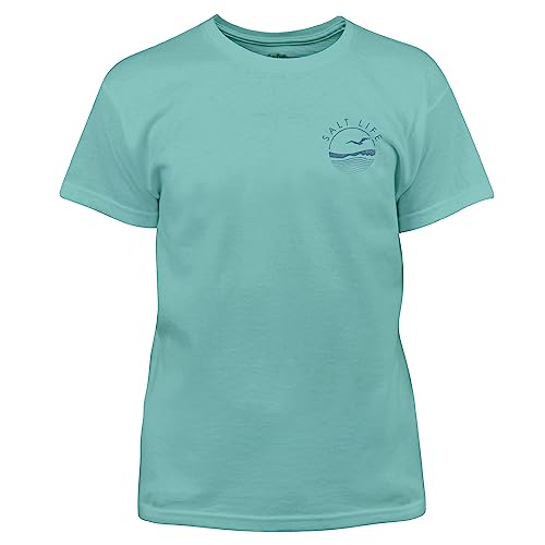 Salt Life Girls' Horizon Youth Short Sleeve Classic Fit Shirt2