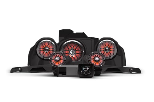 Rockford Fosgate RZR24XP-STG6 Audio Kit: PMX-3 Receiver, 7 Speaker and 1,500-Watt Amplified Front & Rear System for Select 2024+ Polaris RZR XP Models