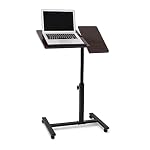 Relaxdays – Relaxdays Laptoptisch höhenverstellbar, Laptopständer Holz, 