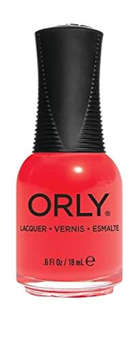 ORLY Lakier do paznokci Hot Pursuit 18 ml | odcień koralowy | z efektem neonowym dla wspaniałych paznokci