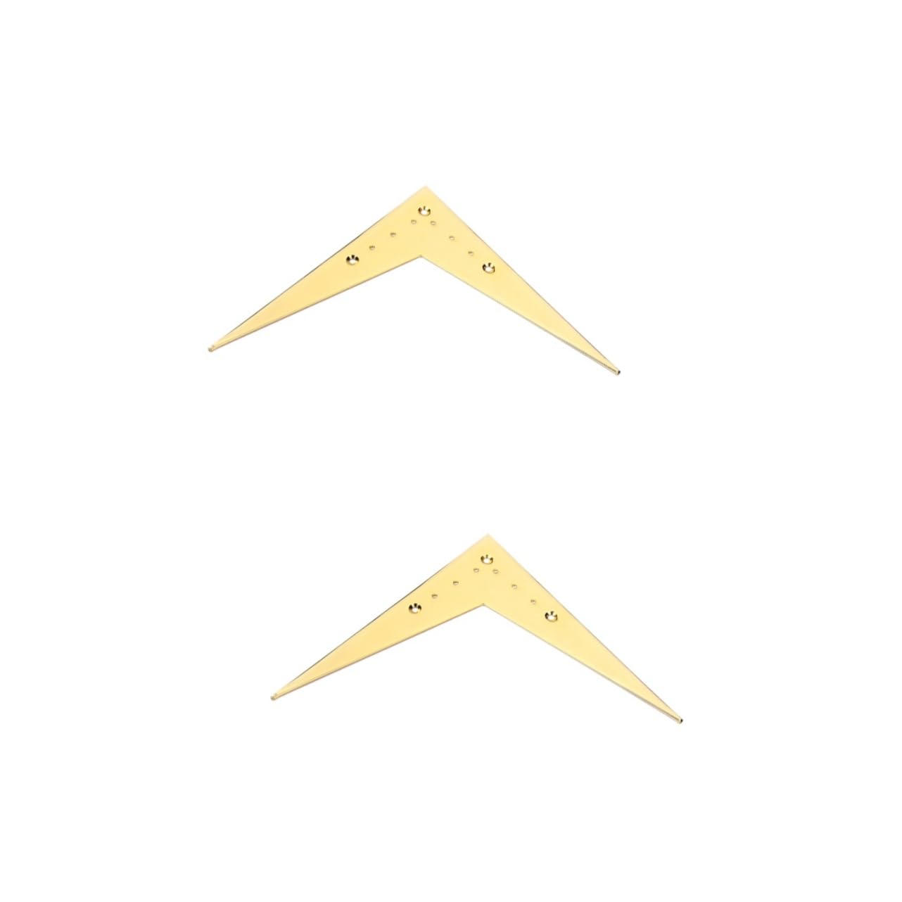 TOGEVAL 2pcs Ce403 6-string Vee-style Guitar Bridge Tailpiece Vibrato Compatible for Electric Guitars