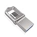 RAOYI 64GB USB 3.0 Type C Dual OTG Flash Drive USB C Thumb Drive Memory Stick for USB-C Smartphones,New MacBook & Tablets,Samsung Galaxy S8, S8 Plus, Note 8, LG G6, V30, Google Pixel XL Silver