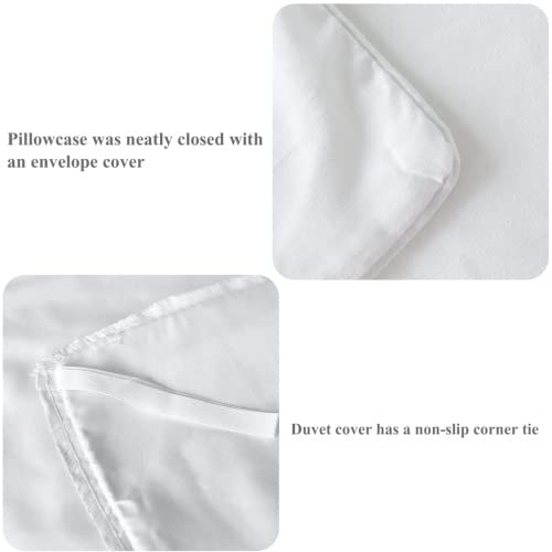 Nflikt Cute Bed Duvet Cover Anime Cartoon Bedding Sets 3D Printed Lightweight 3 Piece Comforter Sets, 1 Duvet Cover And 2 Pillow Shams For Kids Boys Girls Twin Size #TOP4