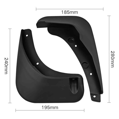 Salpicaduras de vehículos para Mazda 2 Saloon Notchback: accesorio de protección 4