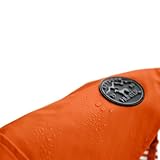 Hunter Hunde-Regenmantel Milford, Farbe: orange, ergonomische Passform für optimalen Schutz, individuell verstellbar, Reißverschluss für Geschirrträger, pflegeleicht & waschbar bei 30 °C, Größe: 45