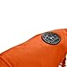 Hunter Hunde-Regenmantel Milford, Farbe: orange, ergonomische Passform für optimalen Schutz, individuell verstellbar, Reißverschluss für Geschirrträger, pflegeleicht & waschbar bei 30 °C, Größe: 45