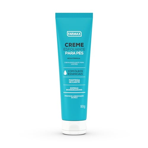 CREME ESFOLIANTE PARA OS PÉS FARMAX 90G
