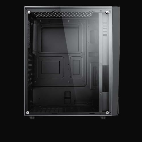 ゲーミングPCケース 強化ガラス製ミドルタワー型PCケース ATX、ITX、Micro-ATXマザーボード対応 透明サイドパネル ARGB可能 空冷/水冷対応
