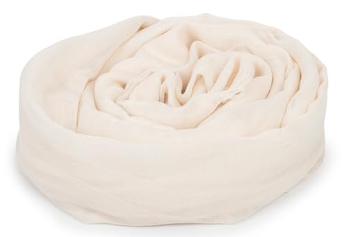 Women's-Lightweight-Linen-Scarf - Long Gauze Shawl Linen Beach Wrap Plain for Summer(74.8