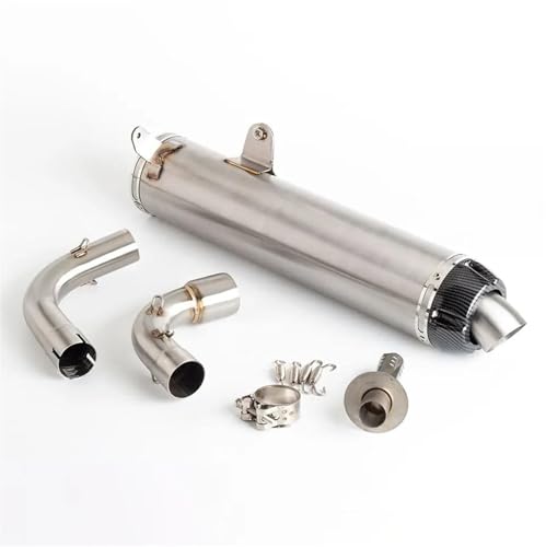 Silencieux d'échappement de moto avec tuyau liaison pour Yamaha Rhino 660 YXR660F 4WD 2004-2007