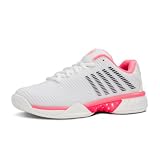 K-Swiss Mujeres Hypercourt Express 2 Zapatillas De Tenis Zapatilla Todas Las Superficies Blanco-Multicolor EU 41 Neu