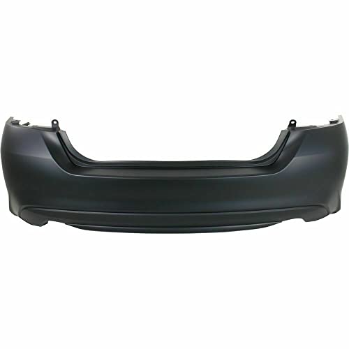 FitParts Compatible With Rear Bumper Cover Nissan Altima 2016 2017 2018 S SR SL SV Sense Advance Sedan 16 17 18. New, Primed and Ready for Paint. W/o Parking Aid Sensor Holes.