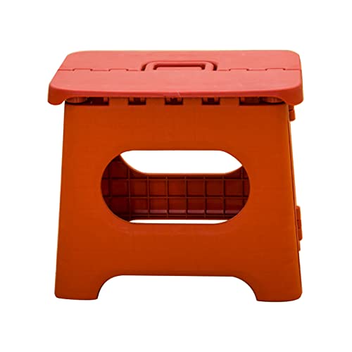 ohodhmnu Taburete plegable para el hogar, taburete plegable grueso para pesca al aire libre, taburete portátil para niños y adultos