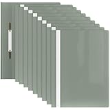 ACROPAQ - 10 x Schnellhefter A4 - Mit transparenter Vordertasche, Hefter A4 für bis zu 70 Seiten, Pastellblau, Professionelle und einfache Organisation - Plastik File Folder, Mappen
