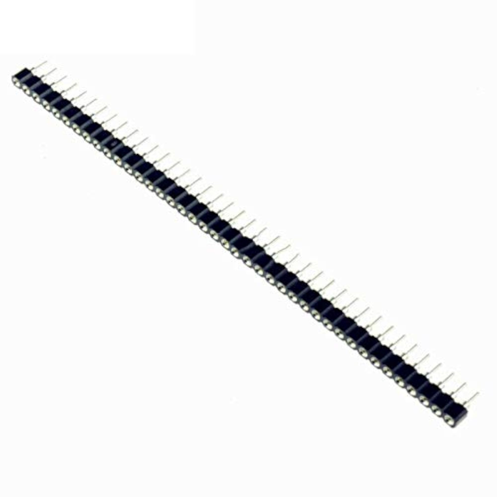 10pcs Pin Header Single 40Pin 2.54mm Round Machined