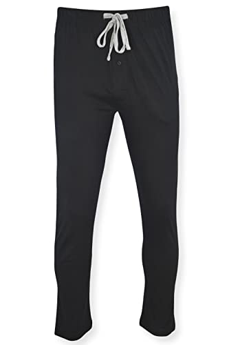 Hanes Men's Solid Knit Sleep Pant with Pockets and Drawstring2